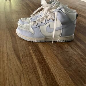 2021 Nike Dunk High Top Football Grey